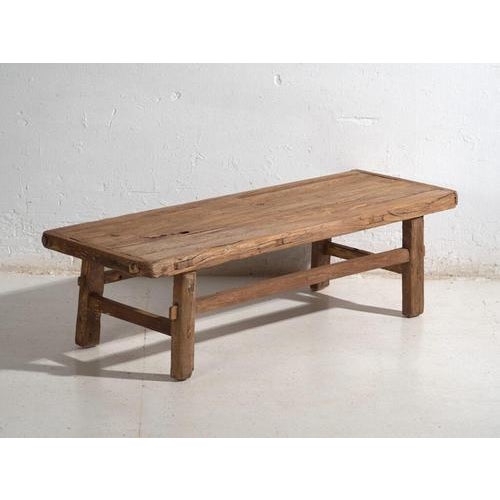 Antique Chinese Qing Dynasty Kang Table in Pine For Sale - Image 10 of 10