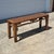 Vintage Asian Carved Elm Wood 46” Long Bench Accent Table Window Seat Plant Stand For Sale - Image 10 of 10