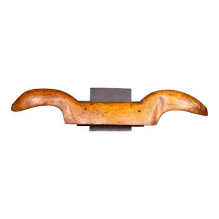 Antique Ram's Horn Cabinet Maker's Wood Scraper C.1905 For Sale