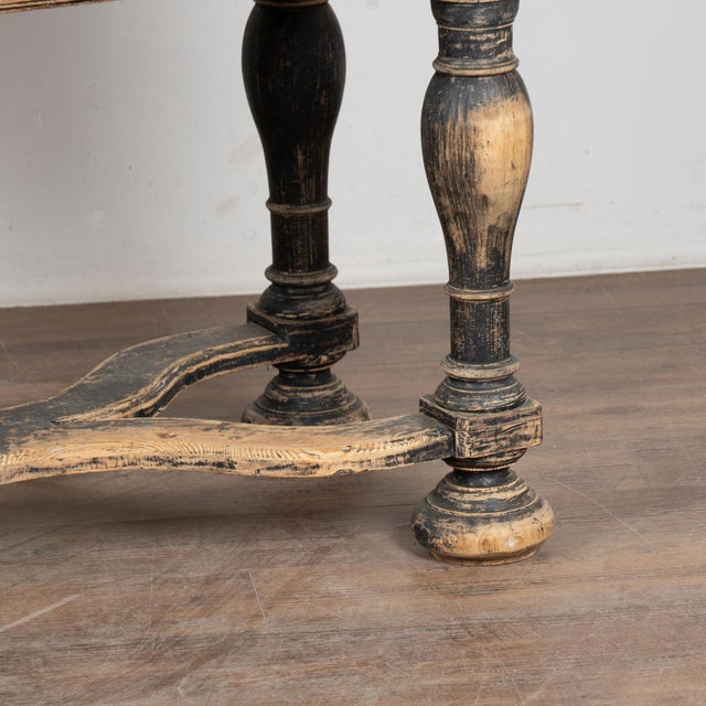 18th Century Black Baroque Swedish Cabinet For Sale - Image 14 of 15