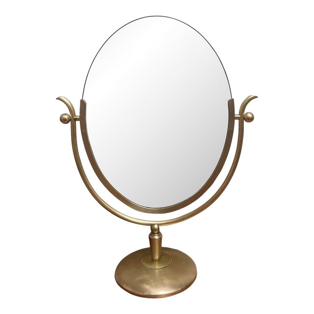 Vintage Charles Hollis Jones Wishbone Tabletop Mirror For Sale