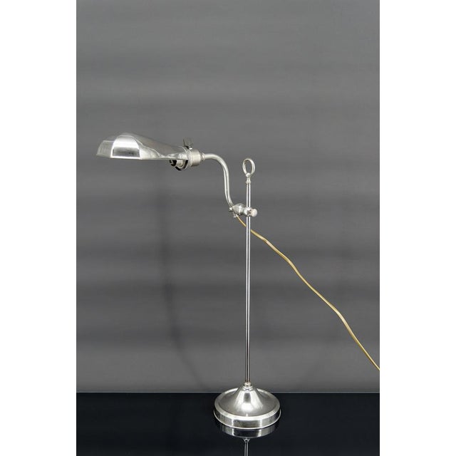 Workshop Lamp in Aluminum and Nickel, 1890s For Sale - Image 14 of 14