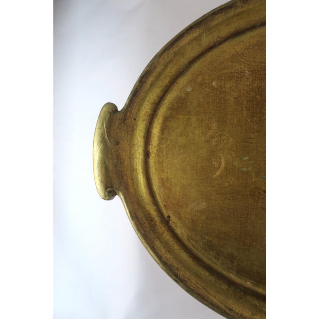 Italian Gold Giltwood Tray For Sale - Image 9 of 10