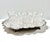 Antique Raimond silverplate gallery tray dating to the early 20th century, featuring an ornate engraved field, scalloped...