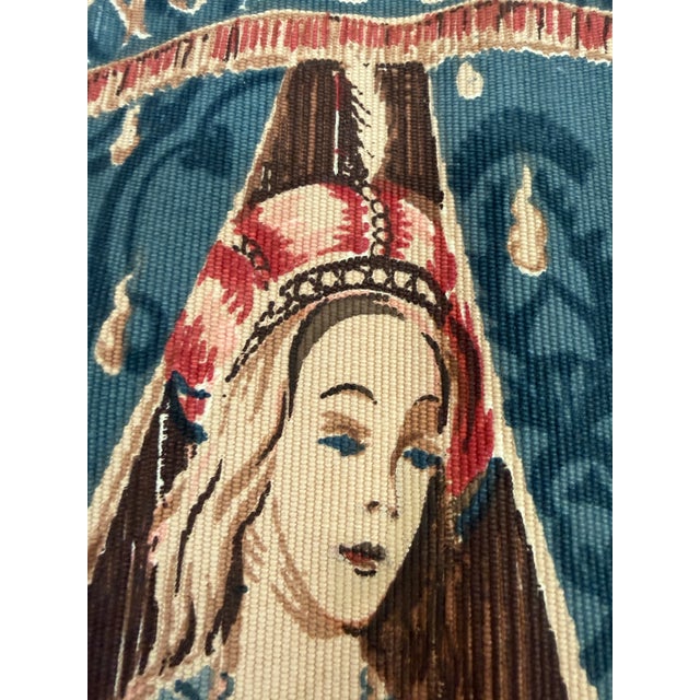 Textile The Lady and the Unicorn Tapestry Wall Hanging For Sale - Image 7 of 12