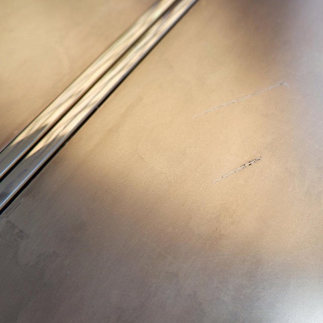 Vintage Sliding Coffee Table with Concealed Bar from Belgo Chrome, 1970s For Sale - Image 13 of 16