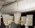 Sculptural Brass and Glass Six-Arm Hanging Fixture