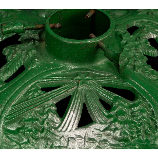 Art Nouveau Cast Iron Christmas Tree Stand, 1920s For Sale - Image 10 of 15