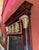 Italian Empire Mahogany and Parcel Gilt Console with Mirror and Carrara Marble Top For Sale - Image 12 of 18