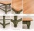 Louis XIII Coffee Table in Beech, 1980s For Sale - Image 3 of 5