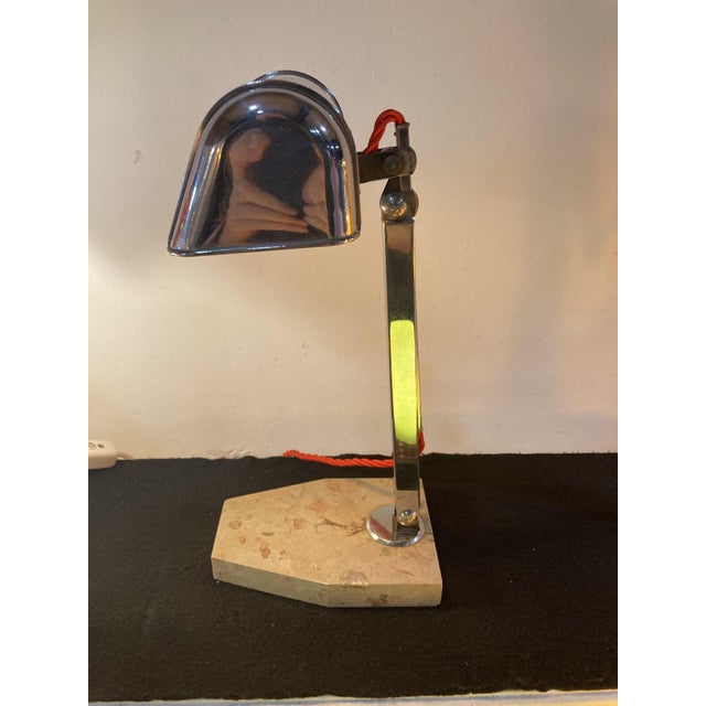Art Deco Bankers Lamp, 1920s For Sale - Image 4 of 6