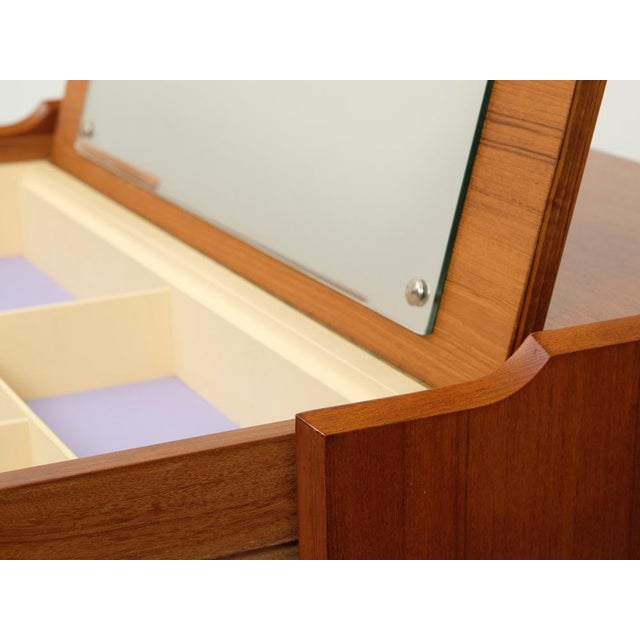 Wood Mid-Century Danish Dressing Table in Teak, 1960 For Sale - Image 7 of 18