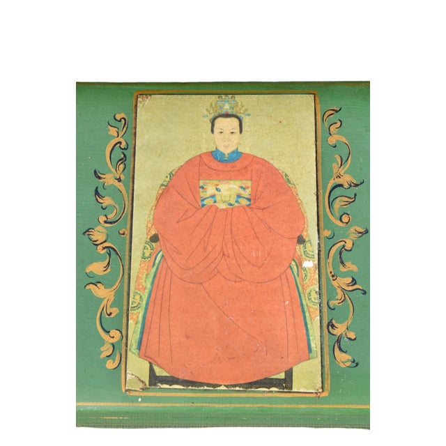 Mid 20th Century Mid 20th Century Mottadeh Chinese Empress Decorative Box For Sale - Image 5 of 12