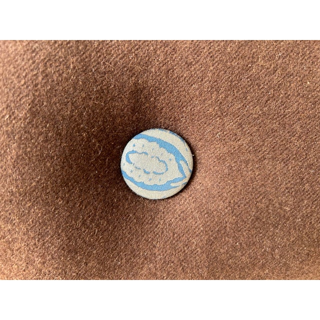 Mary Jane McCarty Designs Fortuny Border Tufted Pillow For Sale - Image 4 of 6