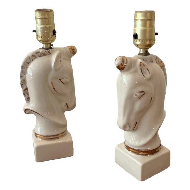 1970s Ceramic Table Lamps - a Pair For Sale