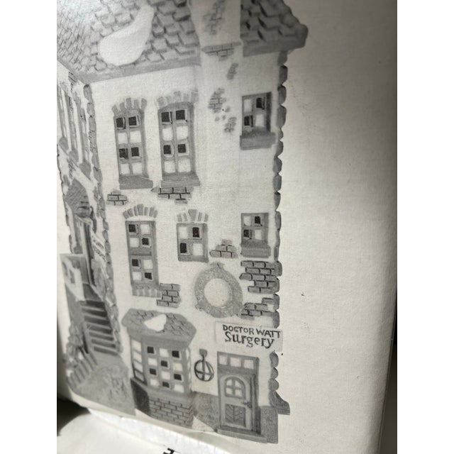 White Huge Collection of Vintage Christmas Heritage Village Collection Ceramic Designs. Garfield Christmas Houses Bonus- Set of 10 For Sale - Image 8 of 11