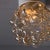 1960s 1960s Helena Tynell Amber Bubble Glass Wall or Ceiling Lamp For Sale - Image 5 of 12