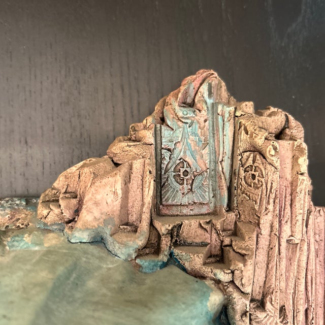 Marc Sijan Art Nouveaux Style Mirror With Female Bust Signed For Sale - Image 11 of 12