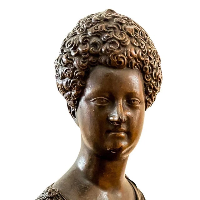 De Medicis Portrait Busts of King Henry IV & Queen Maria De Medici - A Pair For Sale - Image 11 of 12