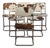 Vintage Ponyhide Chairs, Set of 6 For Sale