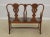 Wood English Queen Anne Walnut Double Back Settee For Sale - Image 7 of 13