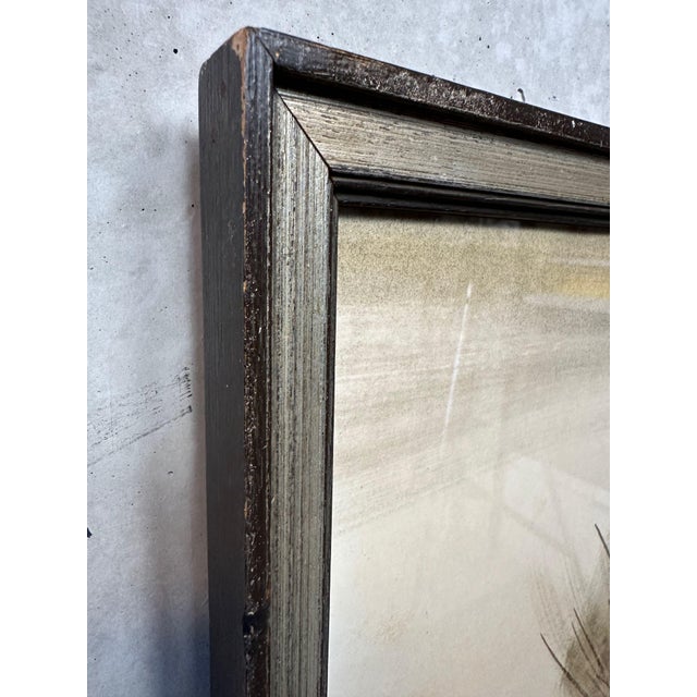 Jacqueline (Jaklien) Moerman, Pollarded Willows, 1974, Mixed Media on Paper For Sale - Image 4 of 9