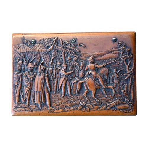 French Napoleonic Box in Carved Wood, 1800s For Sale - Image 9 of 9