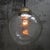 Vintage Dutch Bubble Glass and Brass Globe Pendant Lamp For Sale - Image 4 of 6
