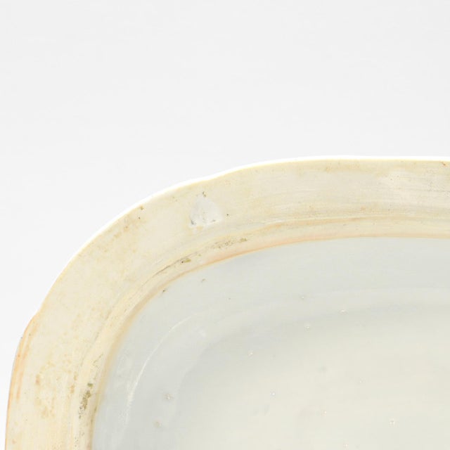 Antique Blue & White Canton Chinese Export Porcelain Miniature Sauce Tureen For Sale - Image 12 of 12