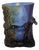 Crystal Glass Horse Theme Oval Brush Pot Vase Shape Mix Color Art Figure For Sale