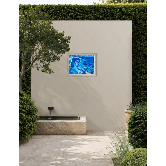 The Blue Hour Mosaic - Original Seascape in Oil For Sale - Image 12 of 14