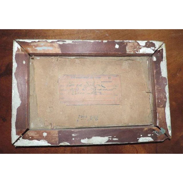 1920s American Impressionist Edward Scholl Oil Painting For Sale - Image 9 of 11
