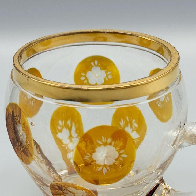 Antique Bohemienne Glasses from Harrach, 1890s, Set of 12 For Sale - Image 6 of 12
