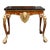 Regency Style Console Table With Gilt Decorations For Sale