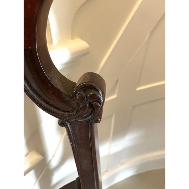 Victorian Carved Mahogany Sofa, 1880s For Sale - Image 12 of 18