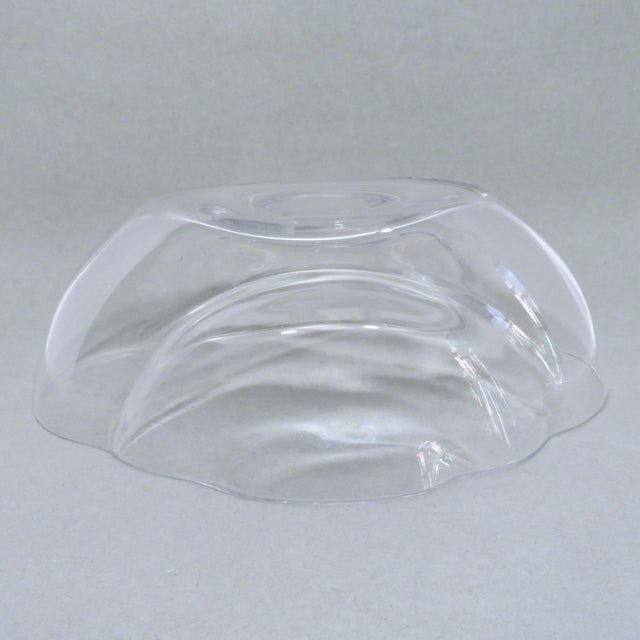 Mid-Century Modern Signed Carlo Moretti Decorative Glass Bowl For Sale - Image 3 of 7