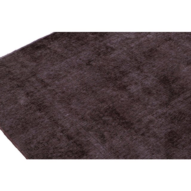 Rug & Kilim Vintage Persian Rug in Purple and Black by Rug & Kilim For Sale - Image 4 of 7