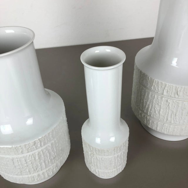 Vintage Porcelain Vases by Richard Scharrer for Thomas, Set of 3 For Sale - Image 10 of 14
