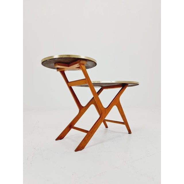 Large Mid-Century Minimalist German Plant Stand from Opal, 1950s For Sale - Image 10 of 17