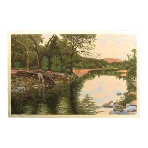 Gordon Mortensen "Near Sedona" Hand Signed, Numbered Woodcut Fine
