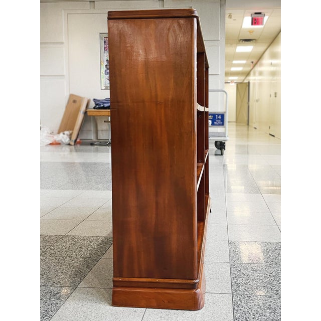 1960s Danish Modern Mahogany Bookcase For Sale In New York - Image 6 of 18