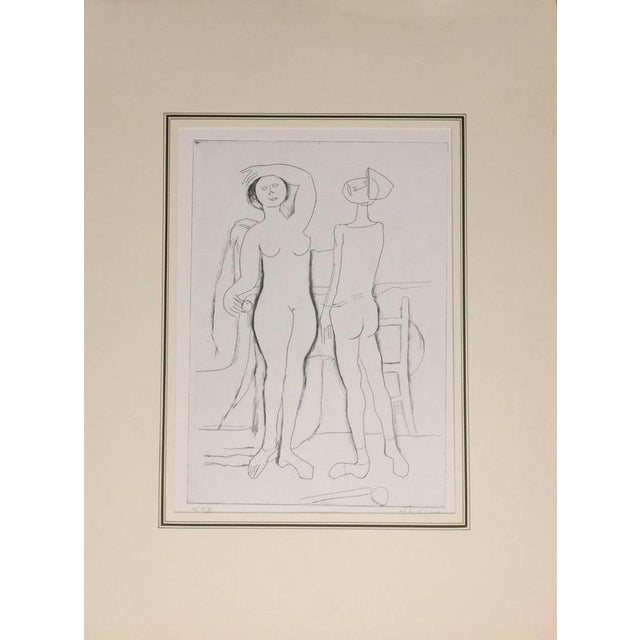 Marino Marini, The Encounter, 1961, Etching For Sale - Image 6 of 6