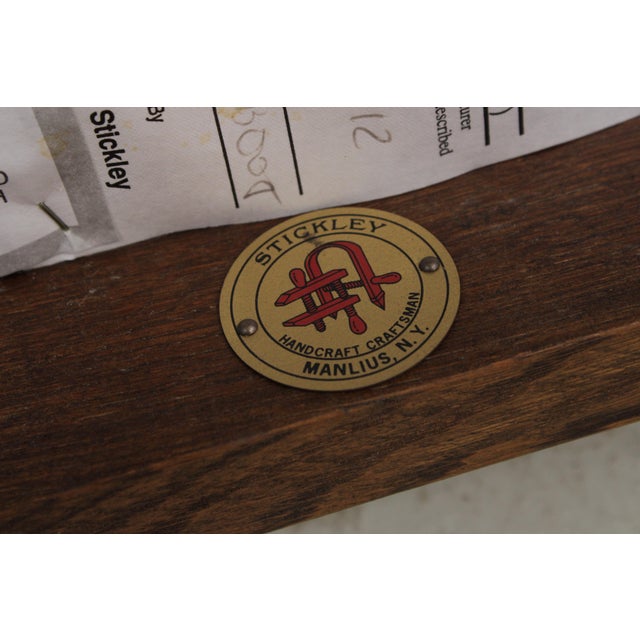 Set of 6 Stickley Mission Oak Dining Chairs For Sale - Image 16 of 18