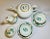 Meissen Porcelain Mid 20th Century Meissen “Green Dragon” Porcelain Tea Set with Gold Accents - Set of 7 For Sale - Image 4 of 4