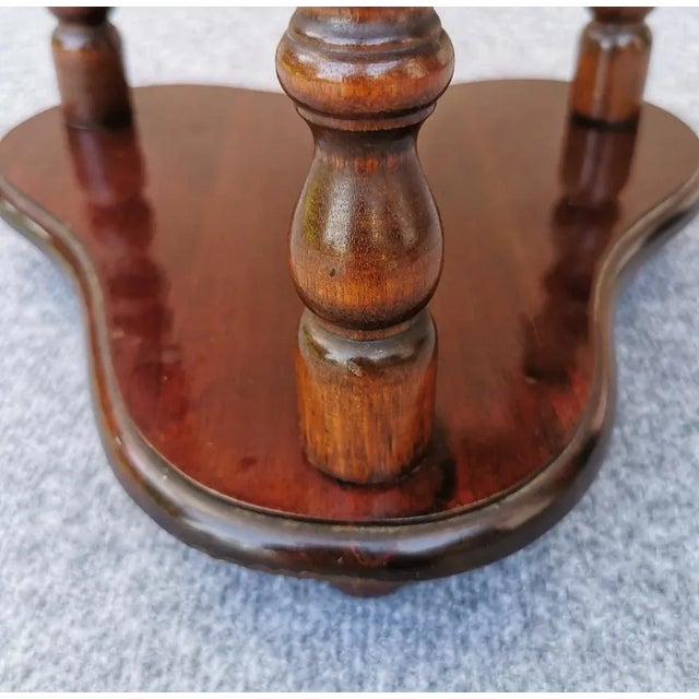 Vintage 4-Arm Plant Stands in Oak, Germany, 1940 / 50s For Sale - Image 10 of 12