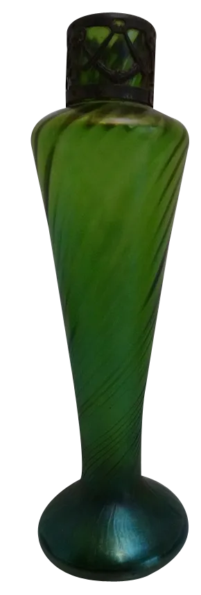 Art Nouveau Irisdescent Art Glass Vase