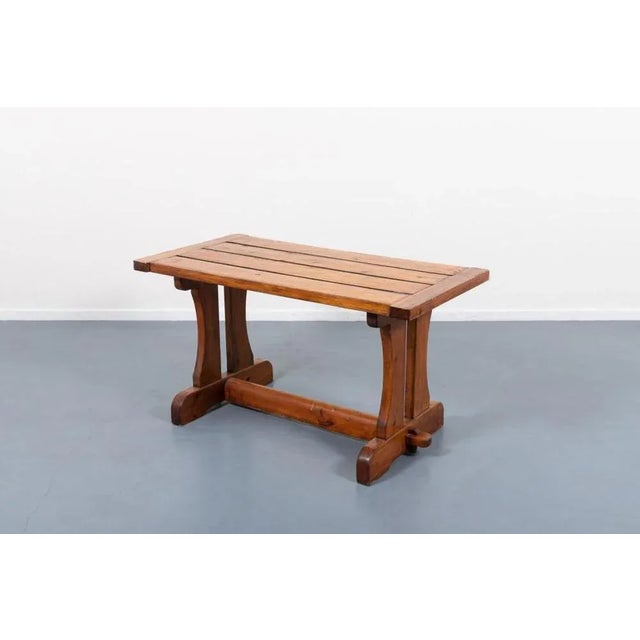 Mid-Century Pine Berga Side Table by David Rosen Nordic Company, Sweden 1950s For Sale - Image 9 of 9
