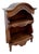 Spanish Carved Wood Open Shelf with Floral Decoration, 1950 For Sale
