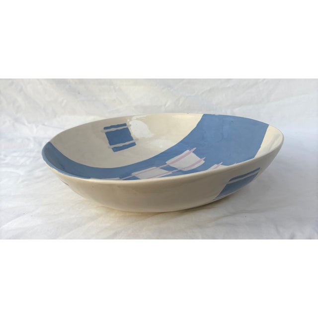 1980's Memphis Style Studio Pottery Bowl, Signed by Artist For Sale - Image 10 of 12