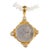 Antique Roman Denarius Coin in 22k Pendant W/Diamonds For Sale